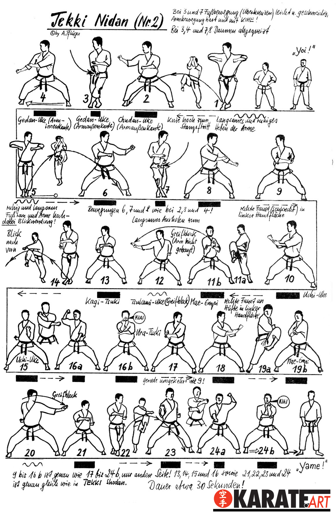 Tekki Nidan — Kata Shotokan